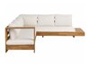 Vrtna sofa Berwyn 2548 (Bijela + Svijetlo drvo)