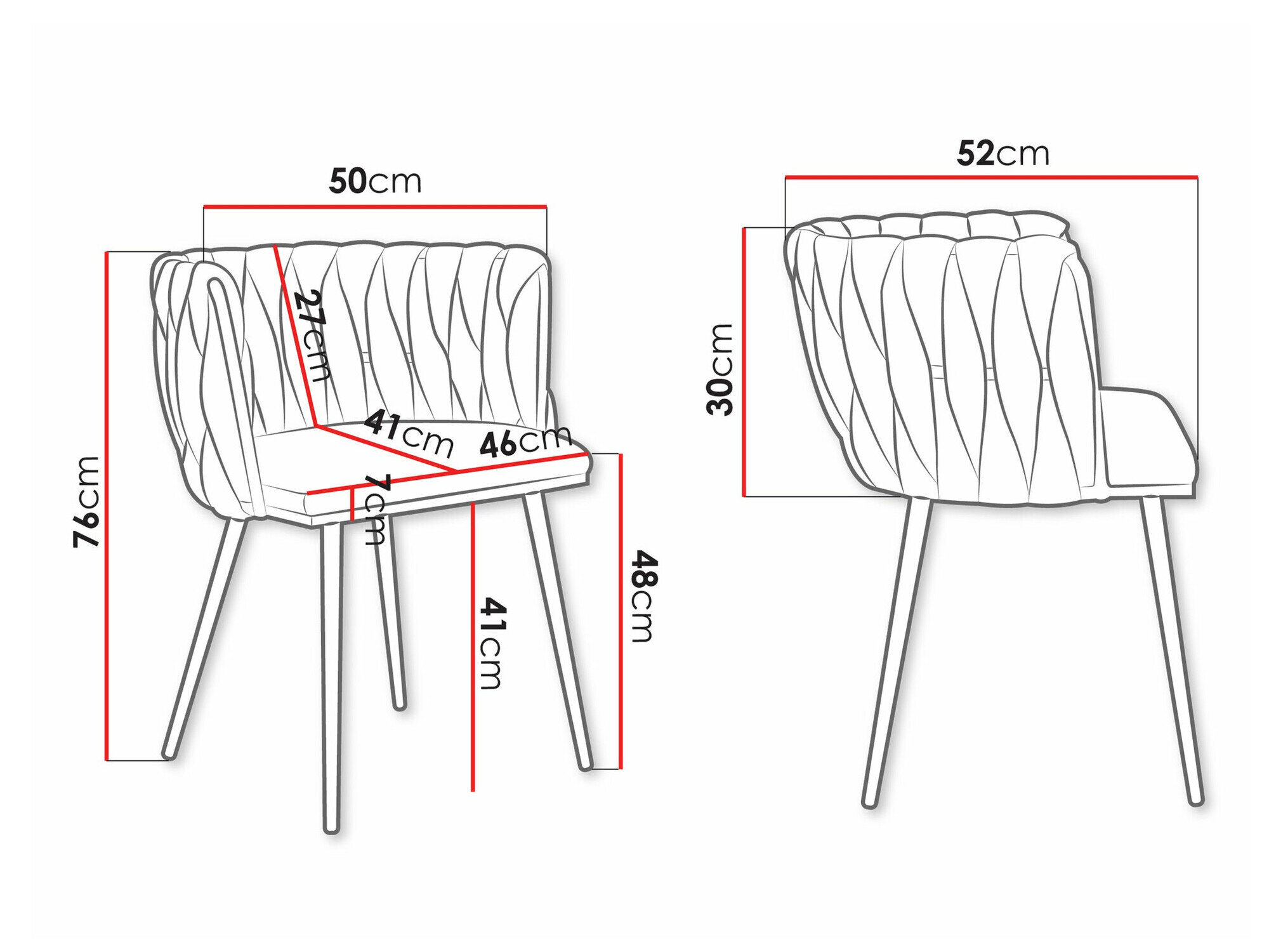 Stol Comfivo 434 (Sølv + Sort)