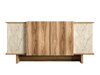 Aparador Kailua 2453 (Claro Travertine + Nogal)