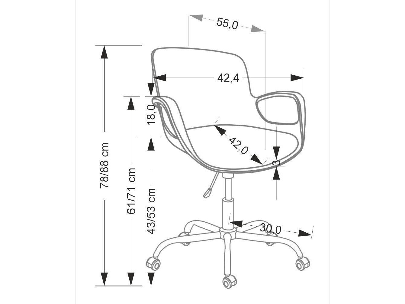 Børnestol Houston 1916 (Sort)