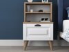 Noptieră Kailua 1531 (Maro deschis + Alb)