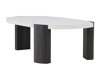 Salontafel Dallas 4792 (Zwart + Wit marmer)