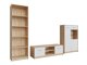 Stuemøbelsæt Novsore 164 (Sonoma eg + Hvid)