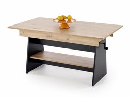 Transformeerbare salontafel Houston 1927 (Zwart + Artisan eiken)