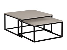 Dohányzóasztal szett Oswego 101 (Kasmír + Fekete)