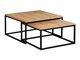 Salontafel set Oswego 101 (Craft eiken + Zwart)