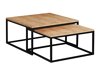 Salontafel set Oswego 101 (Craft eiken + Zwart)