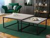 Salontafel set Oswego 101 (Kasjmier + Zwart)
