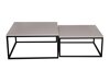 Salontafel set Oswego 101 (Kasjmier + Zwart)