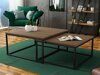 Salontafel set Oswego 101 (Notenhout + Zwart)
