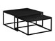 Salontafel set Oswego 101 (Zwart)