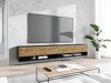 TV-meubel Sarasota 119 (Grafiet + Wotan eik)