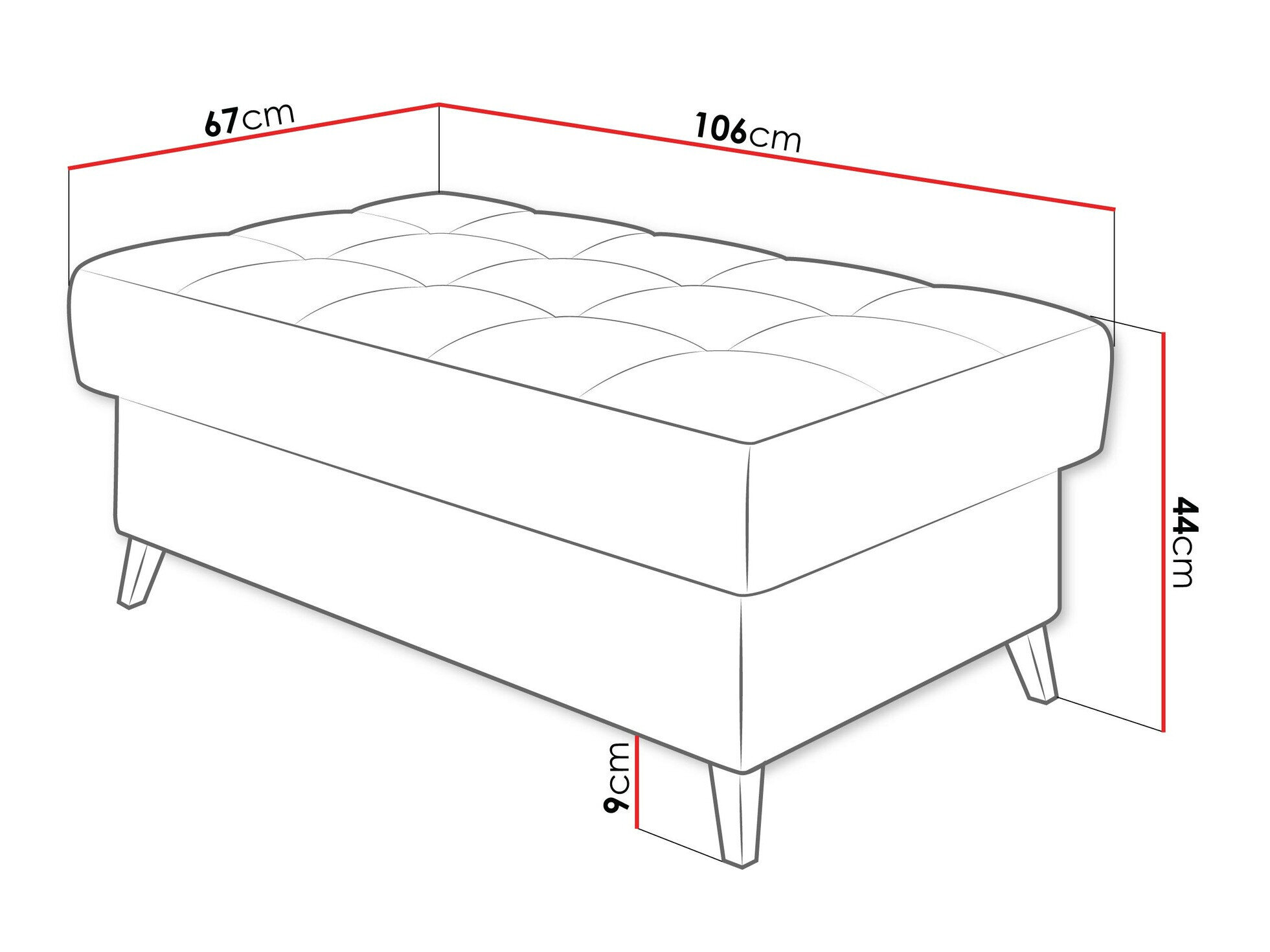 Polstret bænk Comfivo 236 (Matana 17)