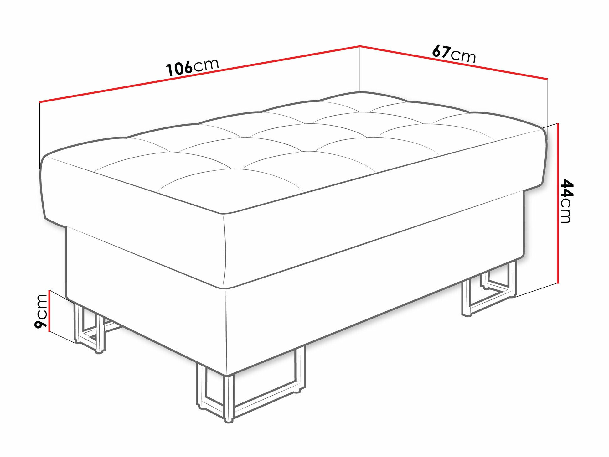 Polstret bænk Comfivo 237 (Clara 215.02)