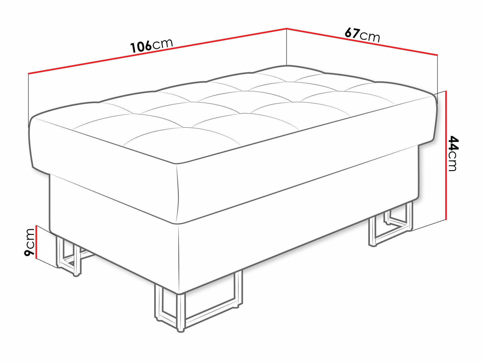 Polstret bænk Comfivo 237 (Flow 06)