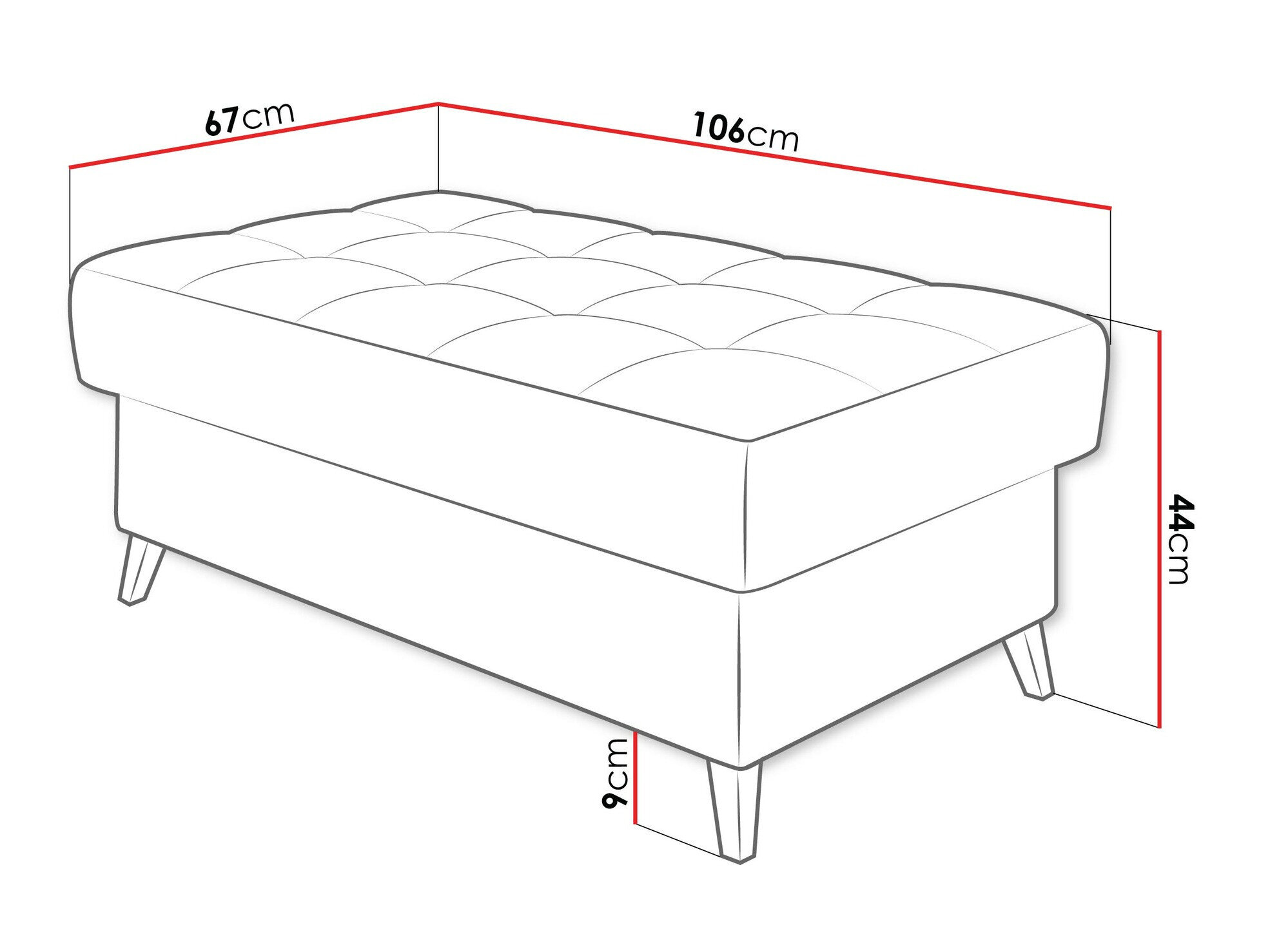 Polstret bænk Comfivo Agnus I (Clara 215.02)