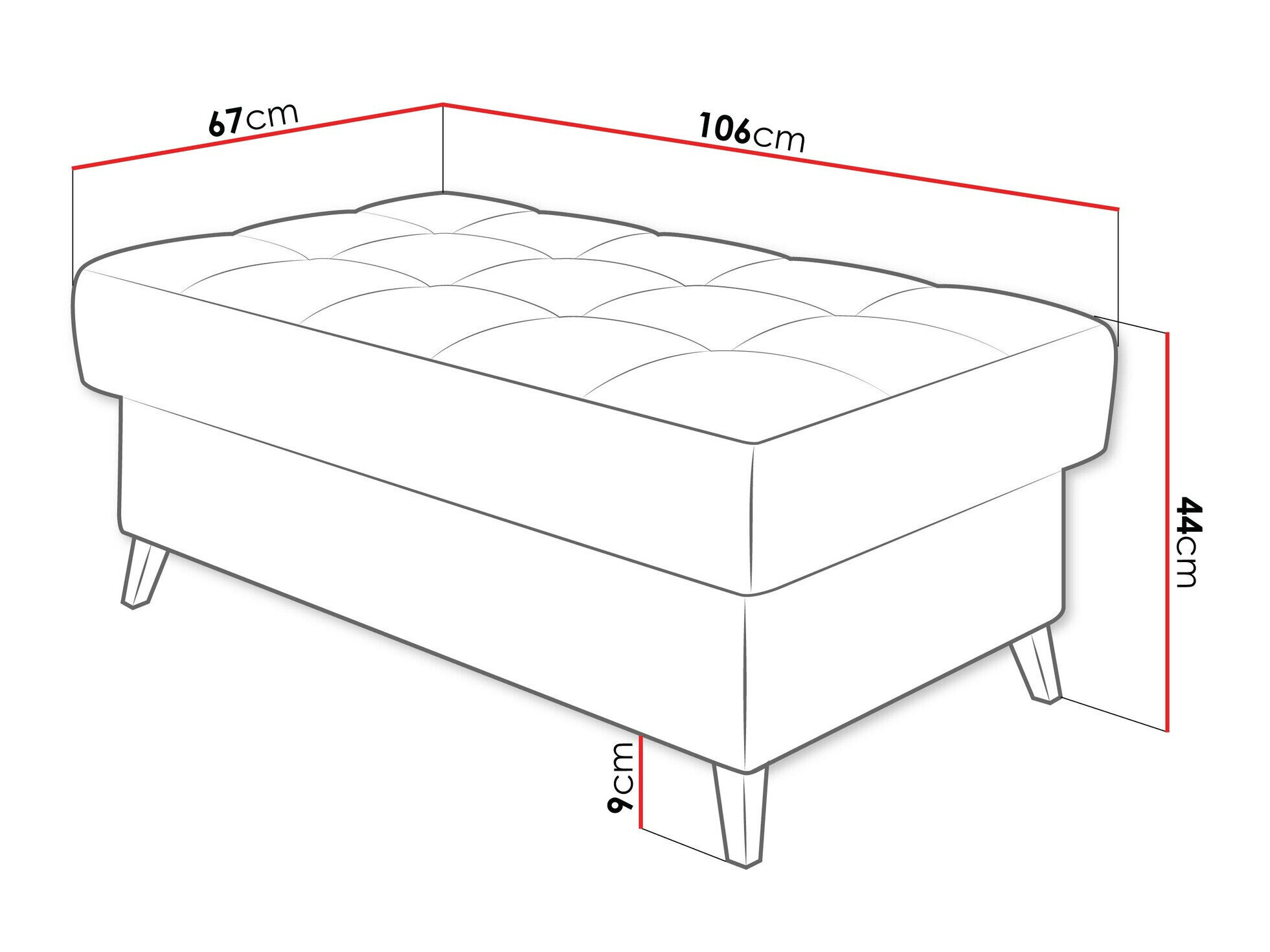 Polstret bænk Comfivo Agnus I (Wave 05)