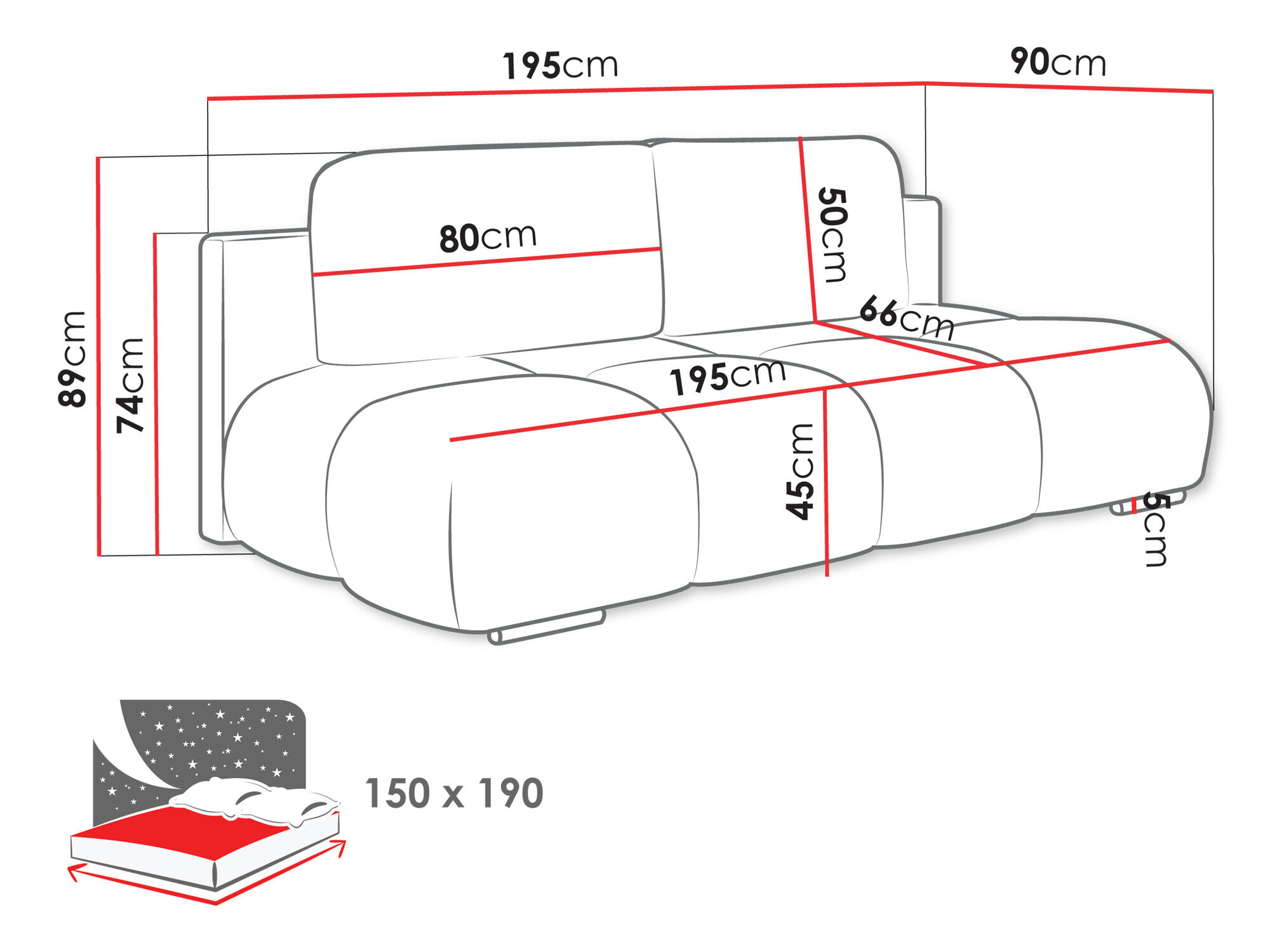 Sovesofa Dominus (Velo 633)