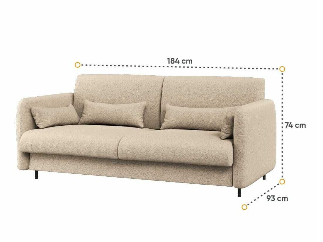 Møbelsæt Concept Pro Lenart VI (Glansfuld hvid + Hvid + Blå)