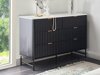 Kummut Berwyn 2576 (Must + Valge marmor)