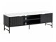 TV galds Berwyn 2575 (Melns + Balts marmors)