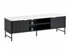 TV stol Berwyn 2575 (Crna + Bijeli mramor)