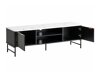 TV stol Berwyn 2575 (Crna + Bijeli mramor)