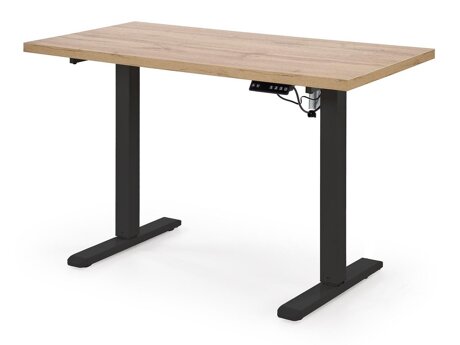 Hæve-sænkebord Houston 1942 (Artisan eg + Sort)