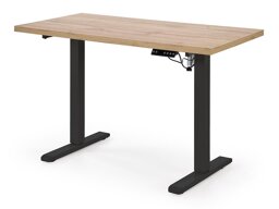 In hoogte verstelbaar bureau Houston 1942 (Artisan eiken + Zwart)