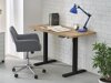 In hoogte verstelbaar bureau Houston 1942 (Artisan eiken + Zwart)