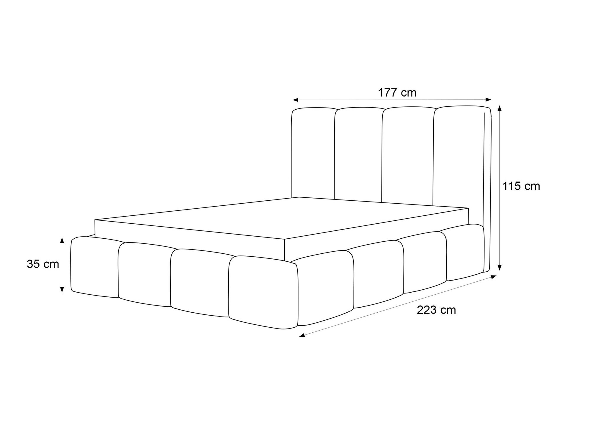Bed Martinez 117 (Coral 15)