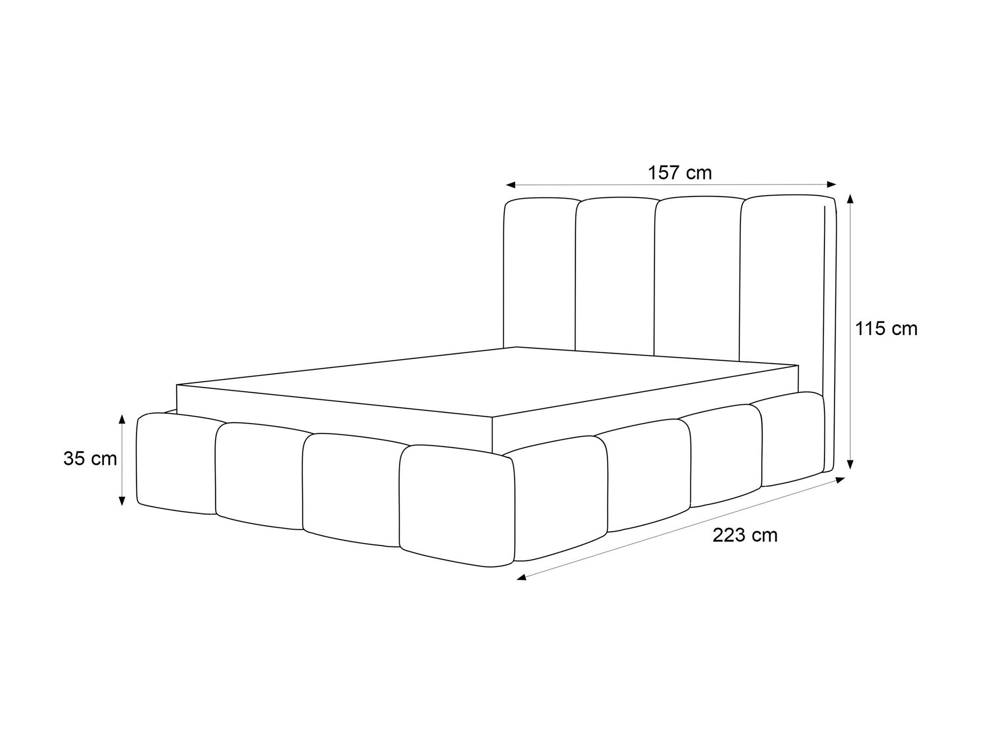 Bed Martinez 117 (Jasmine 21)