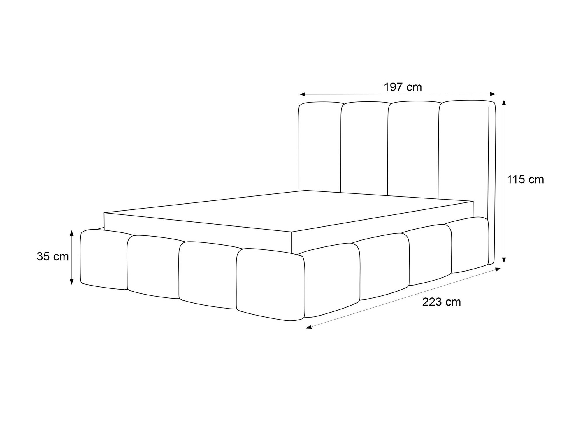 Bed Martinez 117 (Jasmine 21)