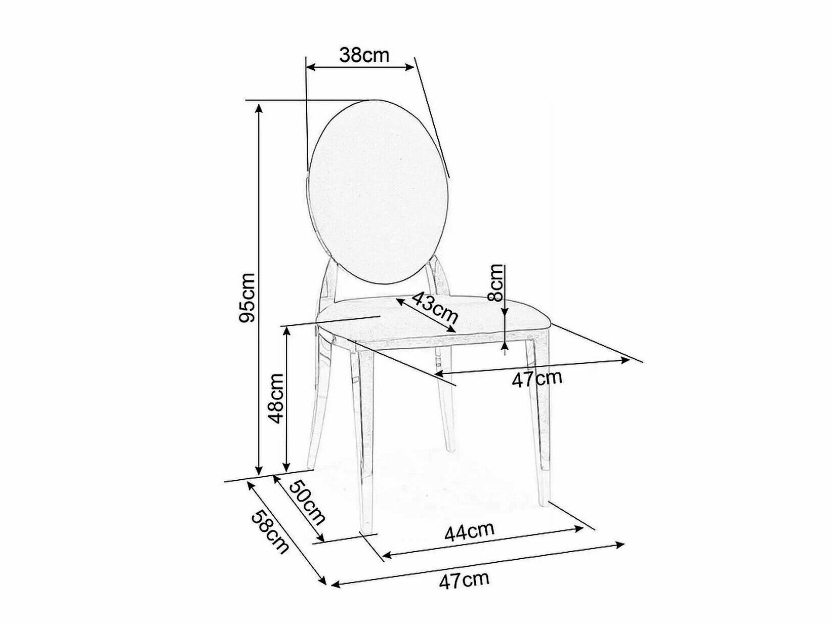Stol Detroit 720 (Beige)