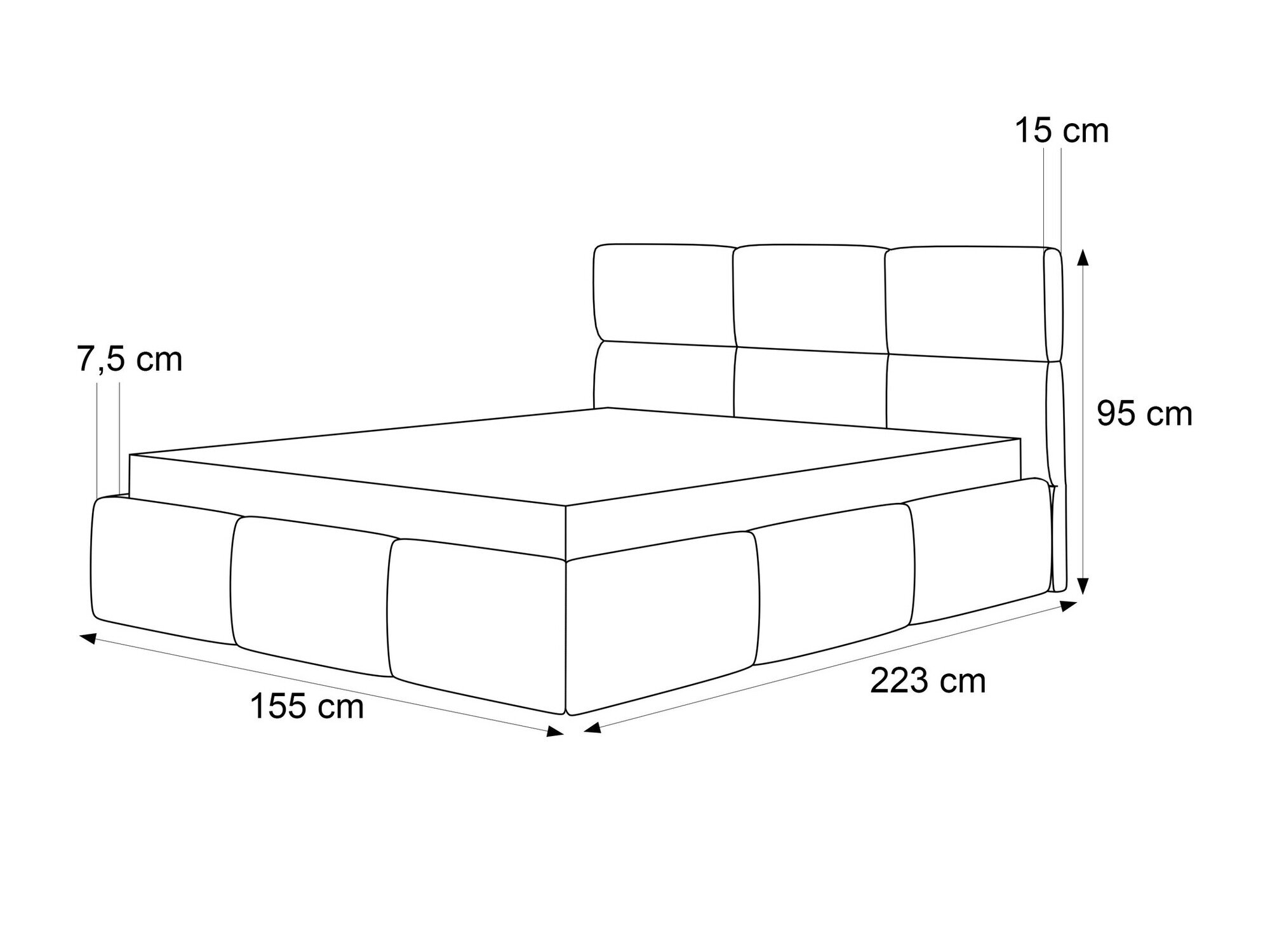 Bed Martinez 118 (Coral 65)