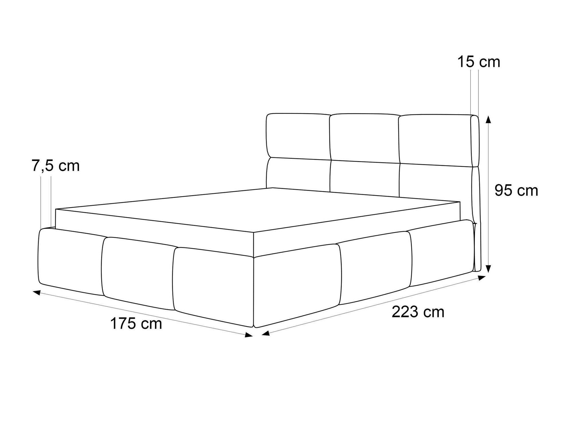 Bed Martinez 118 (Coral 80)
