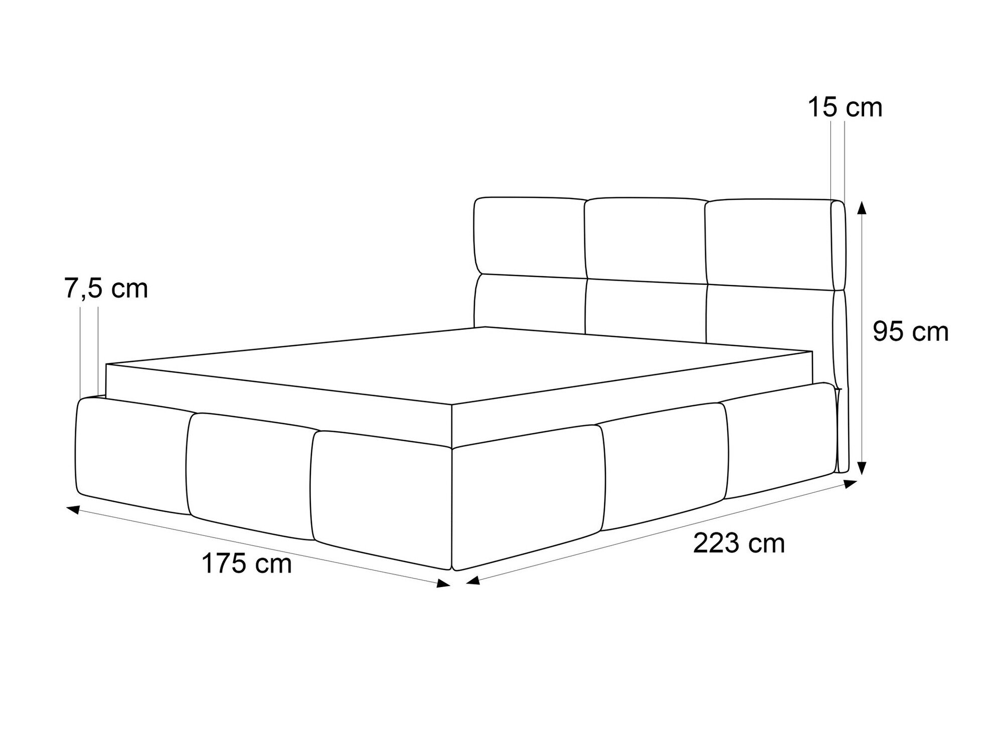 Bed Martinez 118 (Coral 80)