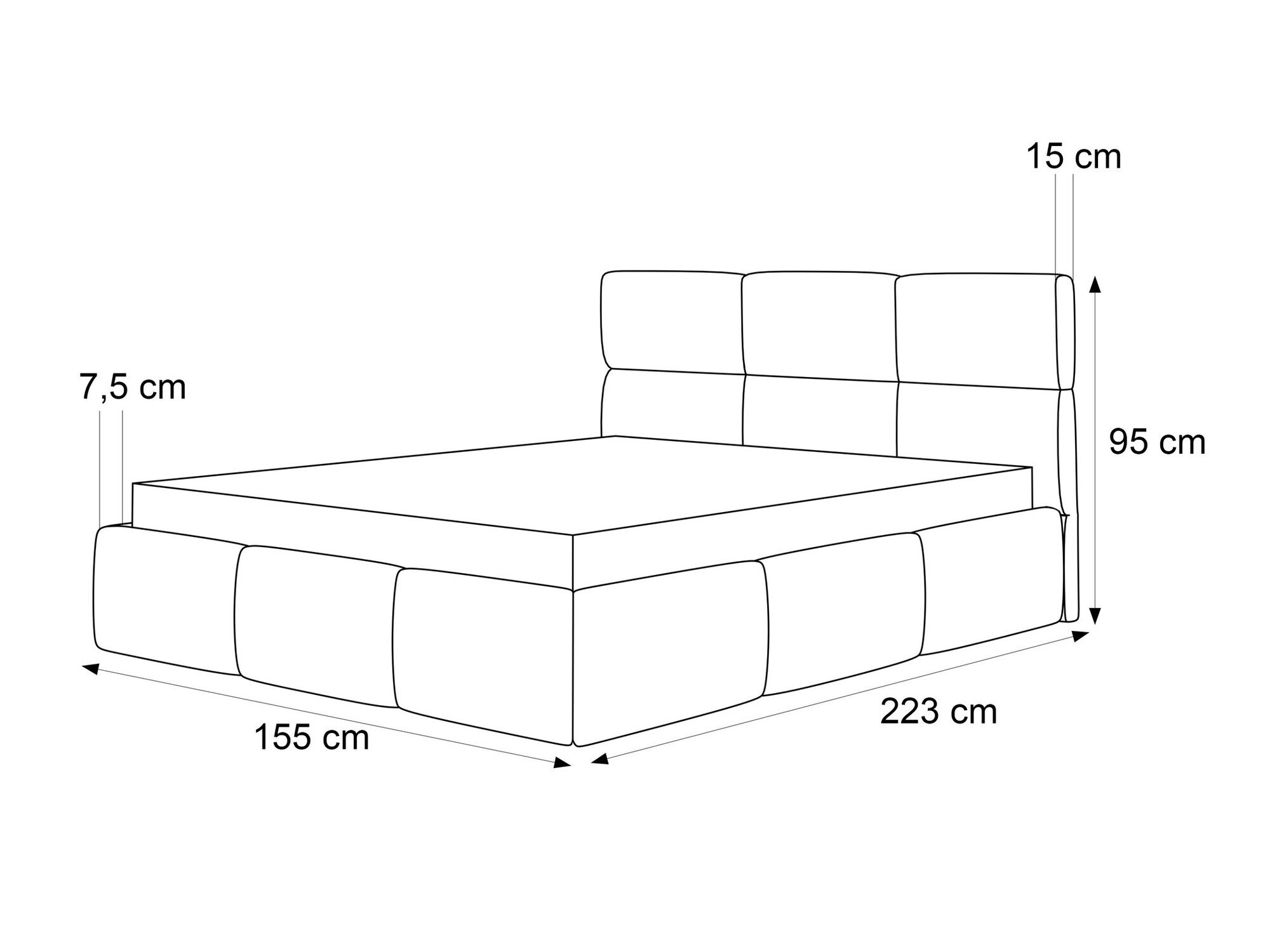 Bed Martinez 118 (Coral 85)