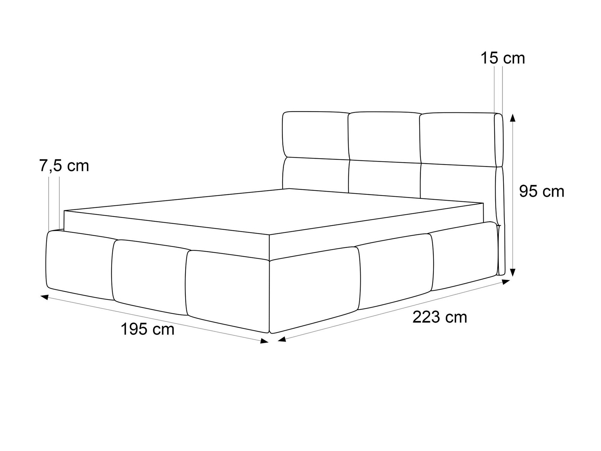 Bed Martinez 118 (Coral 85)