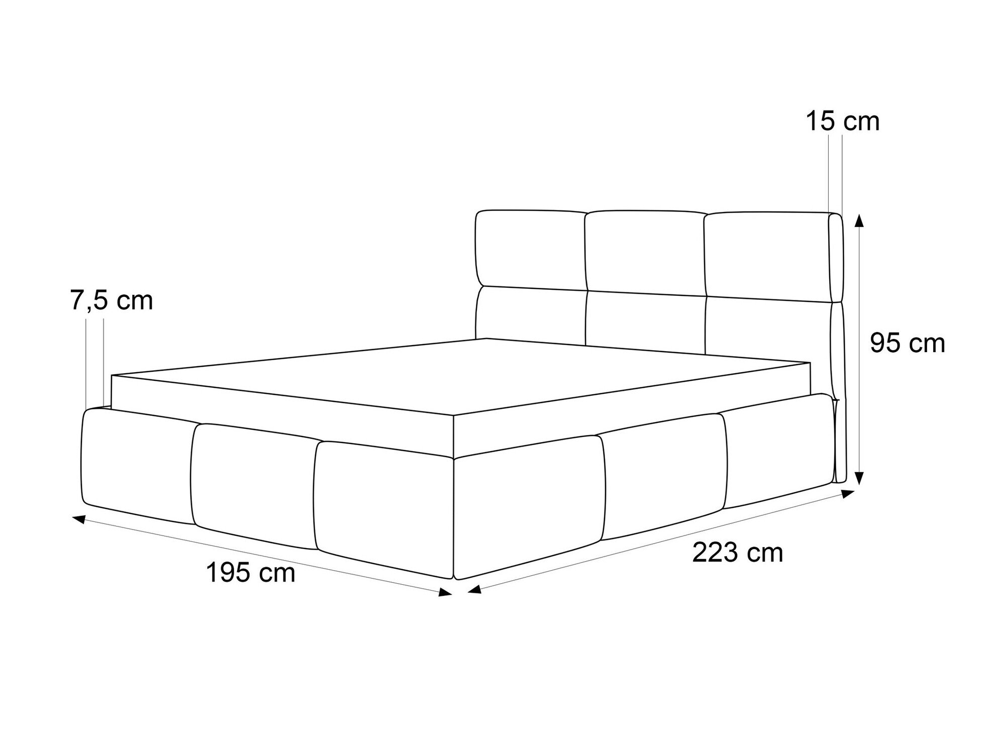 Bed Martinez 118 (Coral 85)