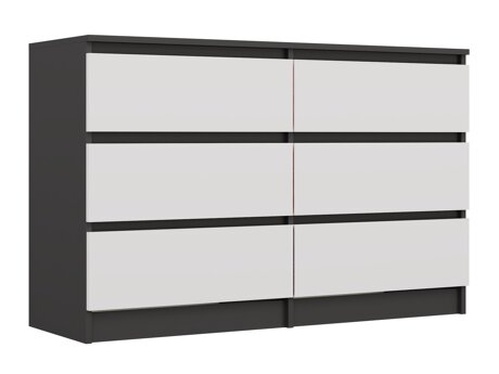 Ladekast Elbvelu 103 (Antraciet + Wit)