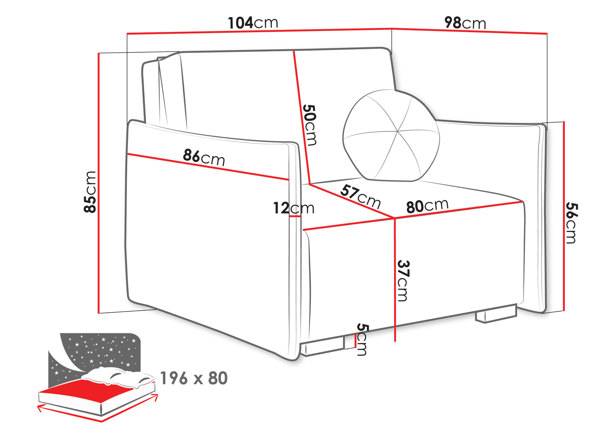 Lænestol Velven I (Soul 15)