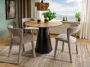 Tafel Detroit 137 (Eiken + Zwart)