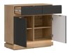 Ladekast Teselbu 102 (Antraciet + Eiken)