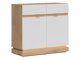 Ladekast Teselbu 102 (Wit + Eiken)
