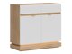 Ladekast Teselbu 102 (Wit + Eiken)