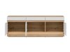 TV-meubel Teselbu 100 (Wit + Torro Eik)