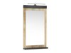 Badkamer spiegel Cirtale 135 (Verouderd hout + Antraciet)