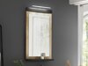 Badkamer spiegel Cirtale 135 (Verouderd hout + Antraciet)