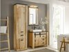 Badkamer spiegel Cirtale 135 (Verouderd hout + Antraciet)